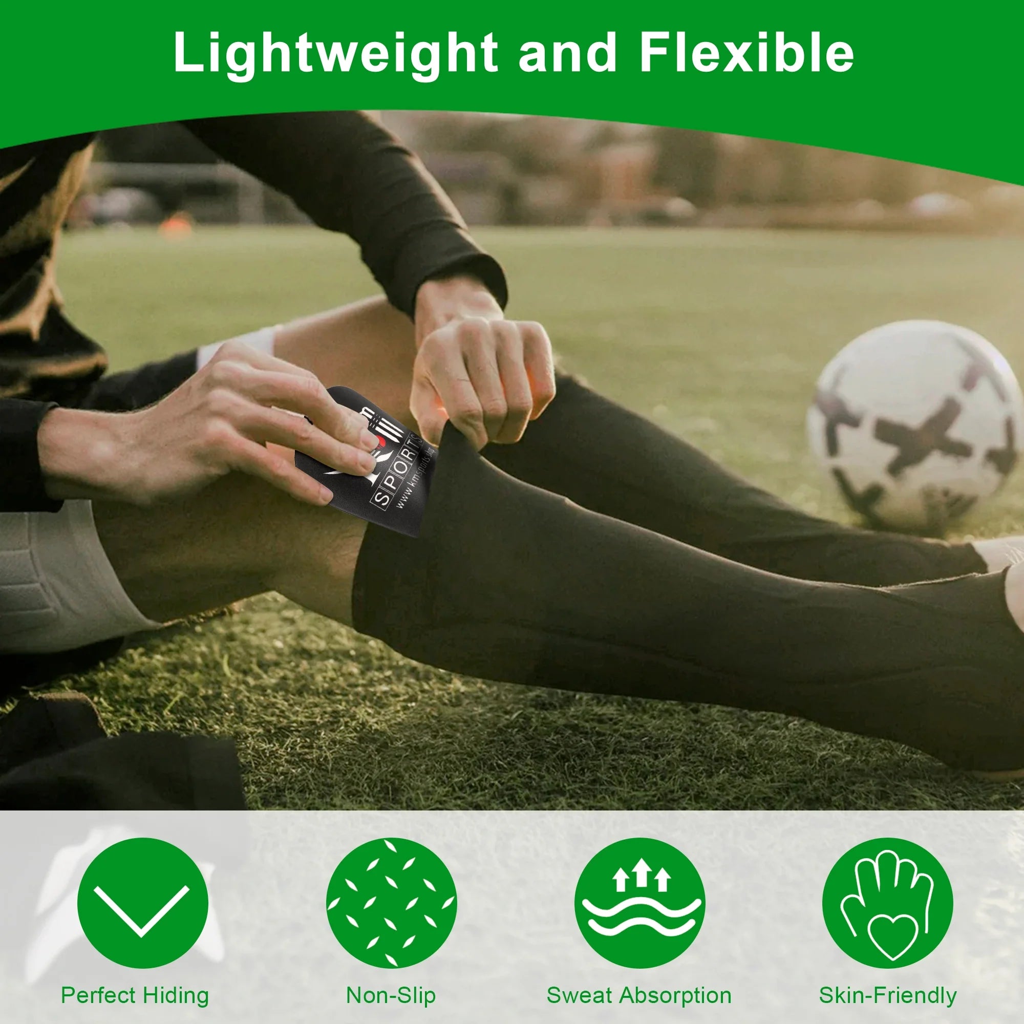 KM SPORTS Football Shin Guards – Lightweight Shin Pads for Kids, Youth & Adults | Soccer Leg Protection Gear | Available on Amazon UAE, USA & Noon.com