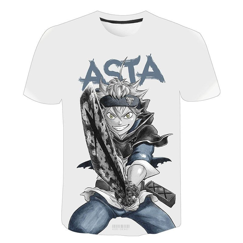 Black Clover Asta Attack Mode 3D T-shirt