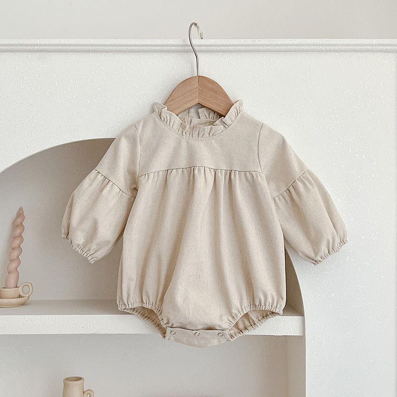 Solid Color Fashion Simple Style Dress & bodysuit