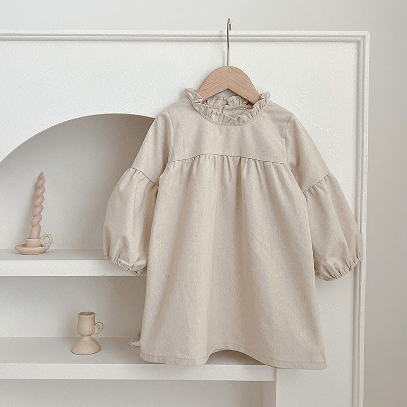 Solid Color Fashion Simple Style Dress & bodysuit